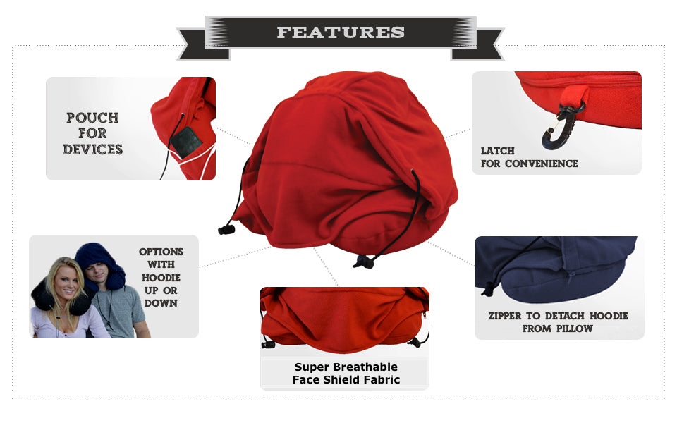 Lights Out Hoodie Pillow