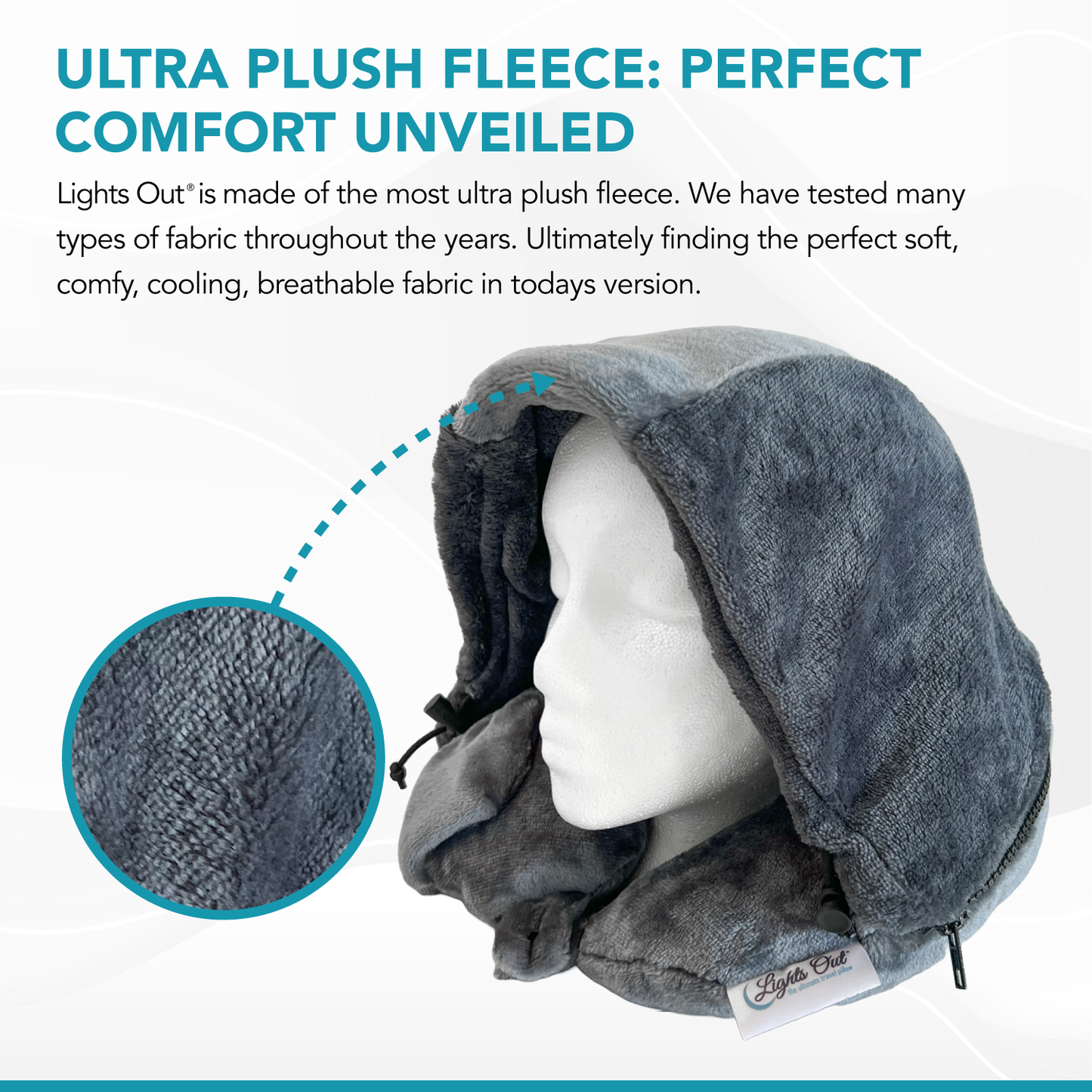 Lights Out Hoodie Pillow
