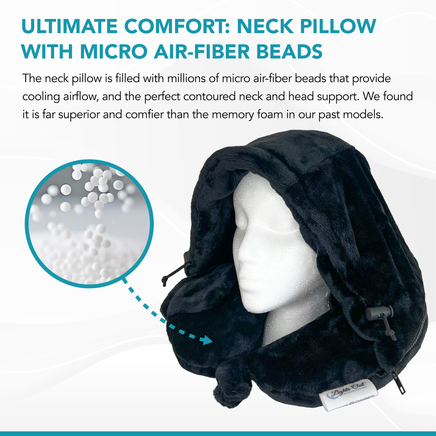 Lights Out Hoodie Pillow