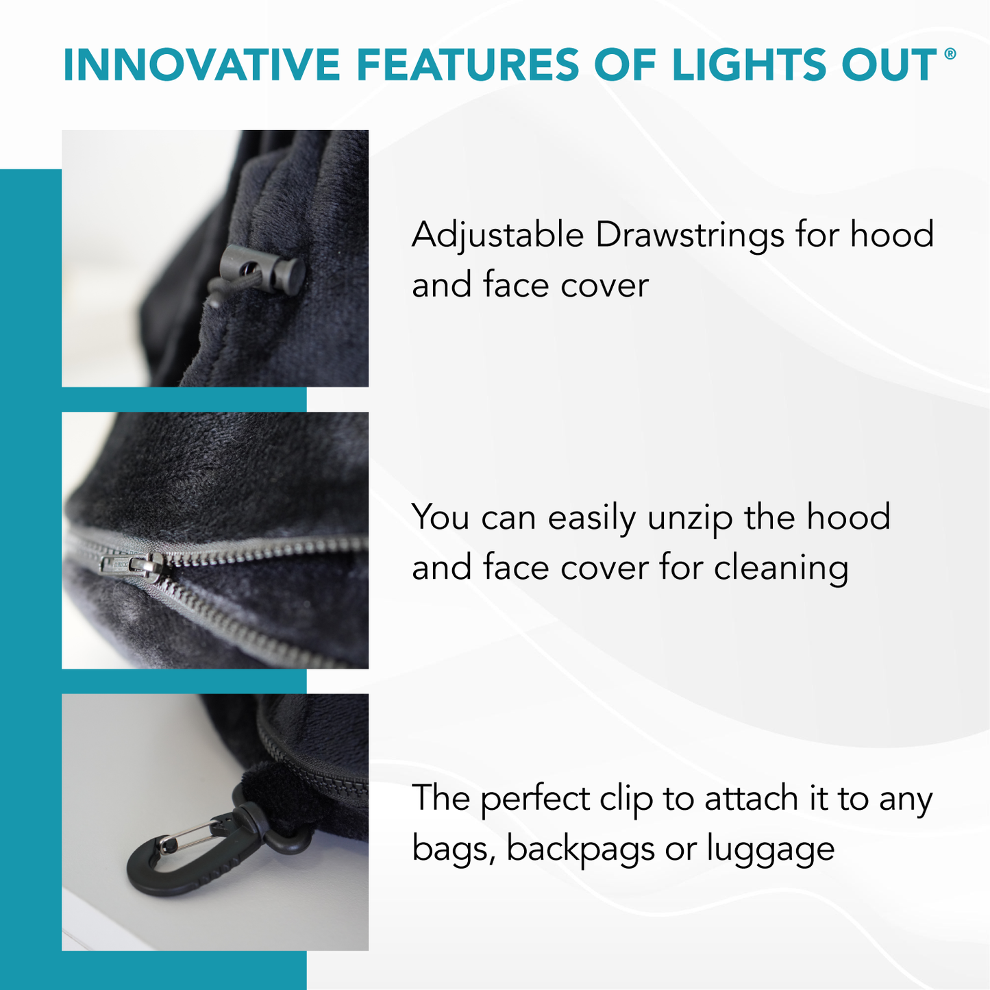 Lights Out Hoodie Pillow